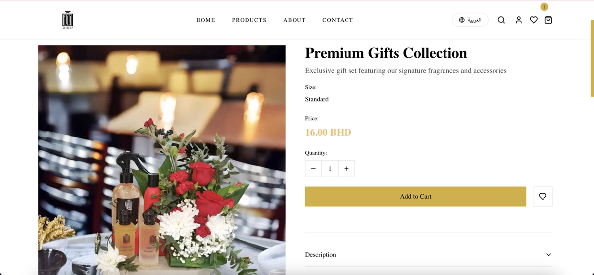 Alherz Perfume - Advanced E-commerce Platform with CMS - Thumbnail 3